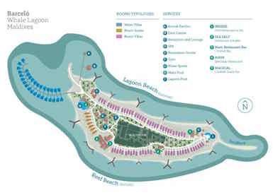 Map of resort