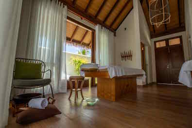 Photo of a resort spa treatment room