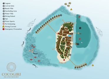Map of resort