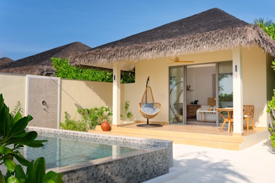 Front exterior photo of resort villa