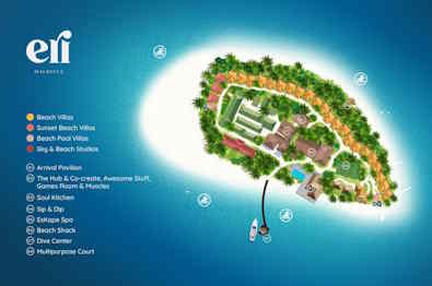 Map of resort