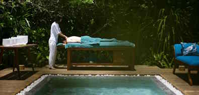 Photo of a resort spa treatment room