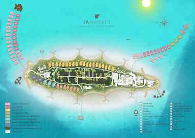 Map of resort