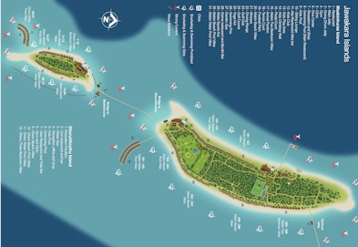 Map of resort