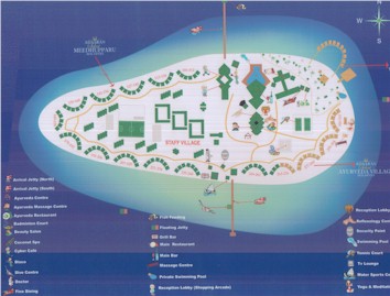 Map of resort
