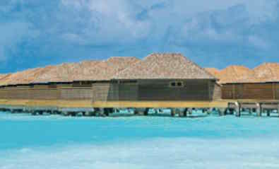 Exterior photo of water villa