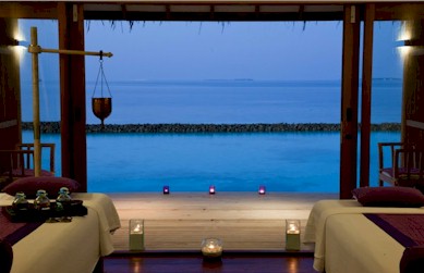 Photo of a resort spa treatment room