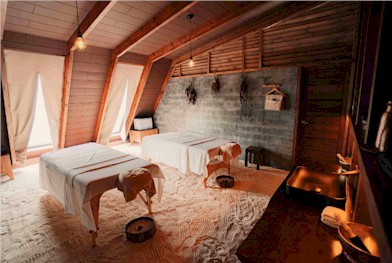 Photo of a resort spa treatment room