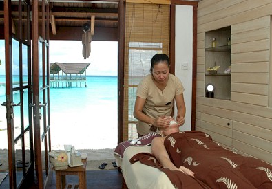 Photo of a resort spa treatment room