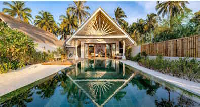 Front exterior photo of resort villa