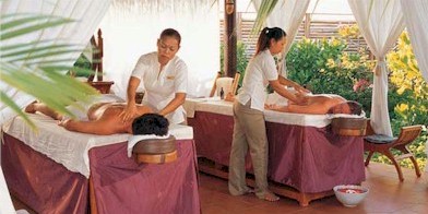 Photo of a resort spa treatment room